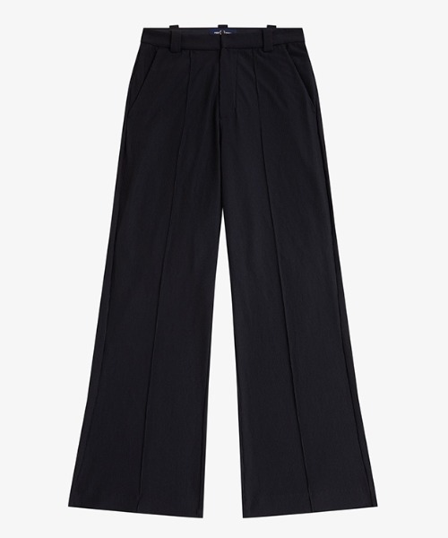 ワイドパンツ パンツ Rib Tricot Trousers／リブトリコットトラウザー レディースの画像