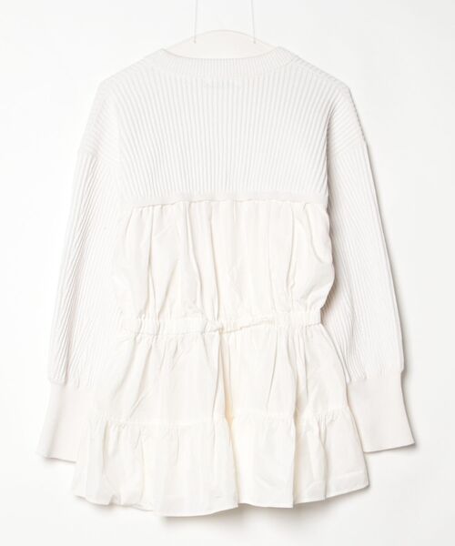 「Arpege story」 ニットカーディガン 2 ホワイト レディース_画像2