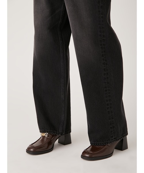 「LILY BROWN」 デニムパンツ 1 ベージュ レディース_画像8