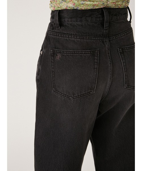 「LILY BROWN」 デニムパンツ 1 ベージュ レディース_画像9