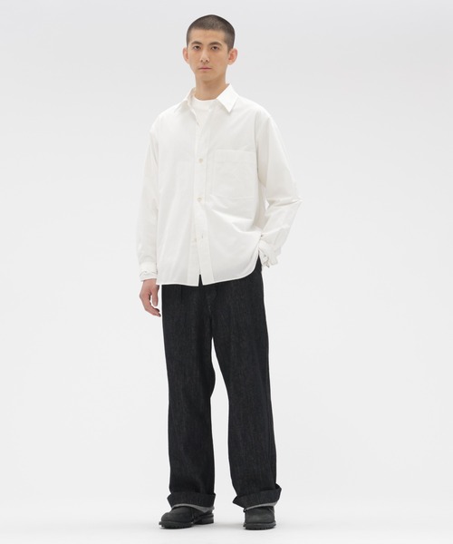 MHL.（エムエイチエル） シャツ TINY GINGHAM COTTON メンズ