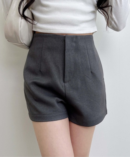 UNBIND ショートパンツ グレー INGNI（イング） パンツ タイトショートパンツ レディース : ZOZOTOWN