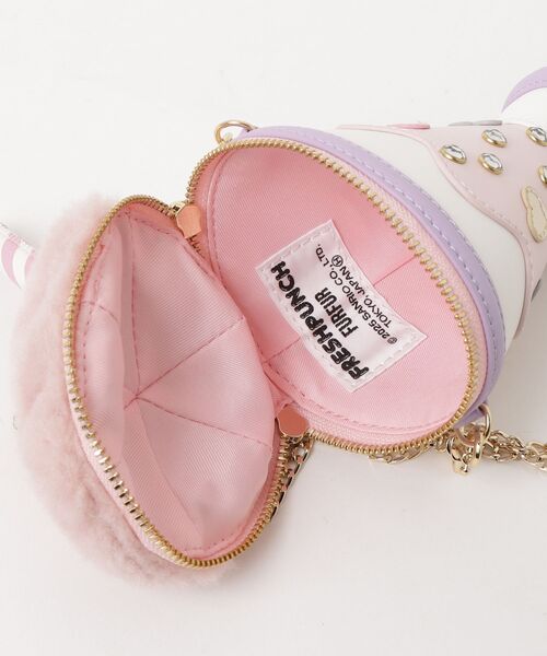 「FURFUR」 ビジューショルダーバッグ - ピンク レディース_画像4