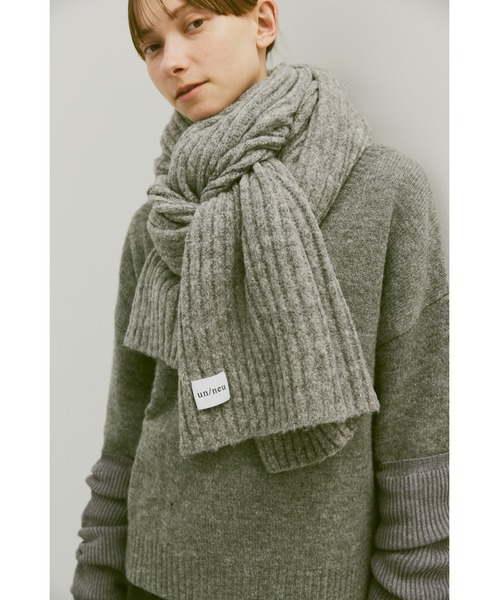 「un/neu」 ストール FREE グレー レディース_画像3