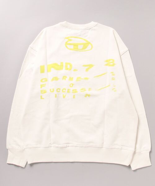 「DIESEL」 長袖Tシャツ MEDIUM ホワイト メンズ