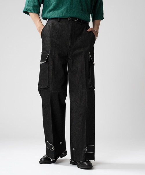 「selle glant」 デニムパンツ MEDIUM ブラック メンズ_画像7