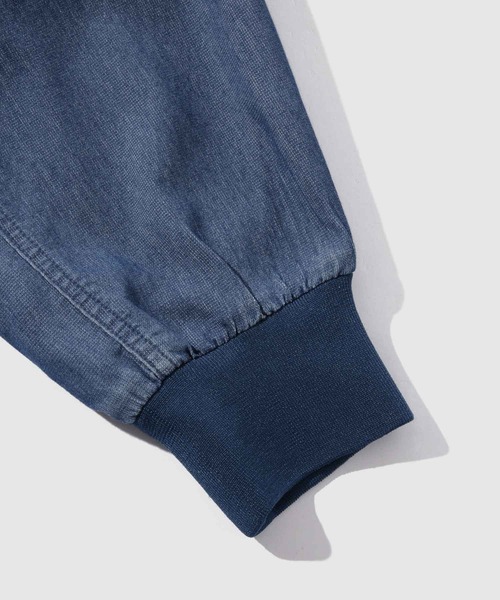 NAVY パーカー ブリーズデニム フルZIPパーカー メンズ レディース