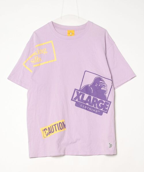 FR2 半袖Tシャツ「XLARGEコラボ」 L パープル メンズ : ZOZOTOWN Yahoo 