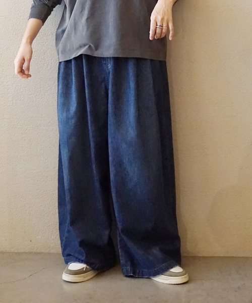 「JOURNAL STANDARD LUXE」 デニムパンツ FREE ネイビー レディース_画像5