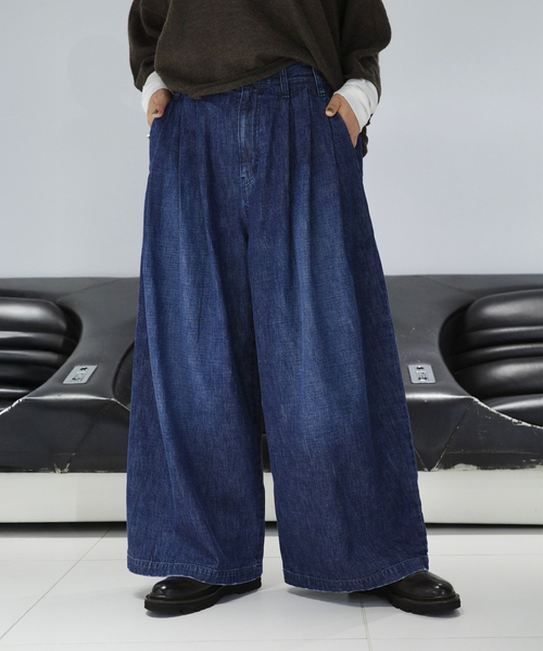「JOURNAL STANDARD LUXE」 デニムパンツ FREE ネイビー レディース_画像8