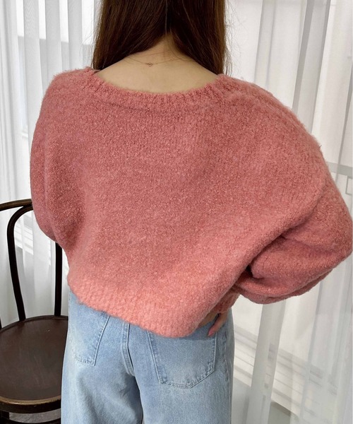 「INGNI」 ニットカーディガン M アイボリー レディース_画像9