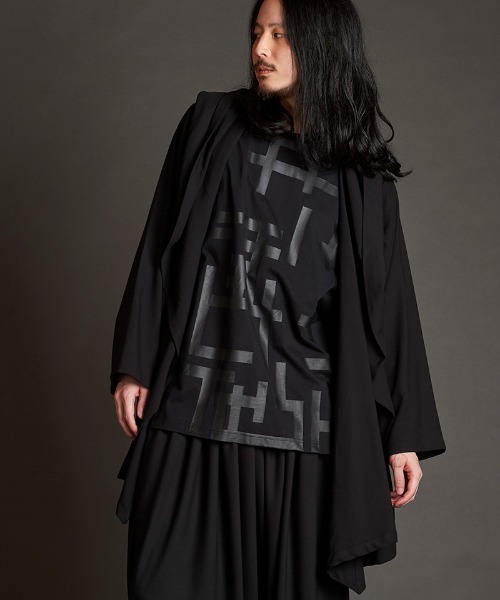 「NO ID.」 カーディガン ONE SIZE ブラック メンズ_画像3