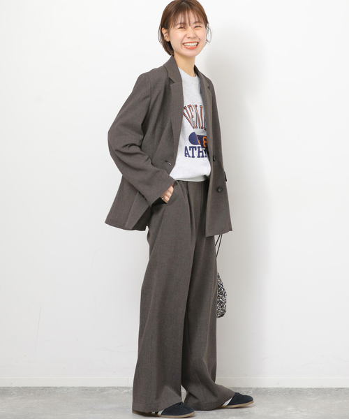 「JOURNAL STANDARD relume」 テーラードジャケット 36 ブラウン レディースの画像