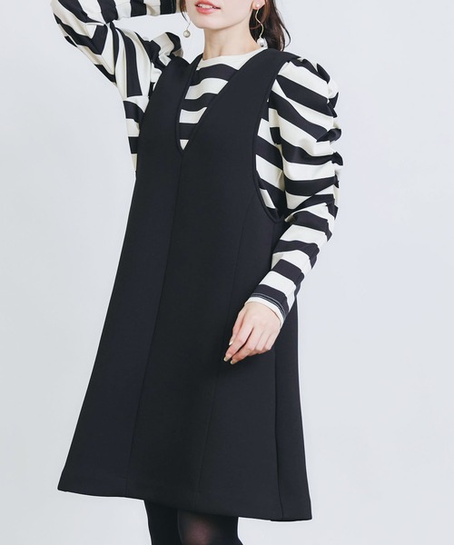 「PICCIN」 サロペットスカート M ブラック レディース_画像9