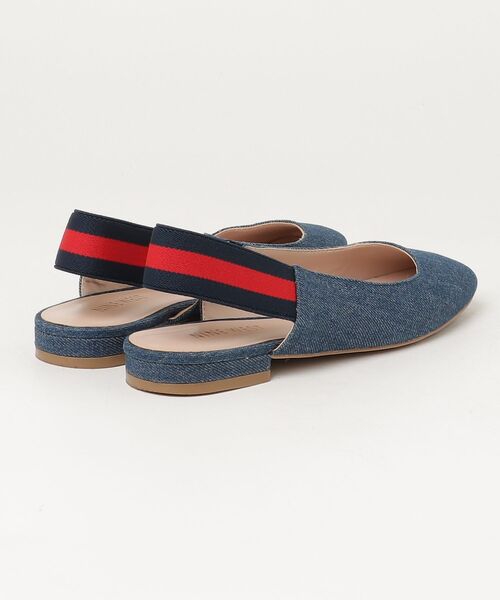 「NINE WEST」 フラットサンダル 22cm ブルー レディース_画像2