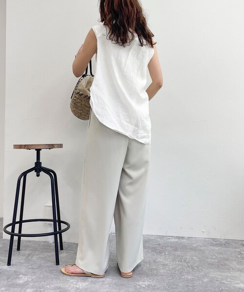 「fredy emue」 パンツ 36 ベージュ レディース_画像4