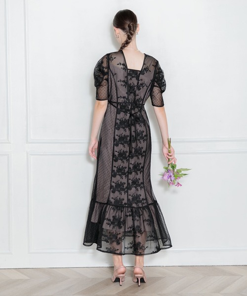 「Leja」 半袖ワンピース SMALL ブラウン レディース_画像5