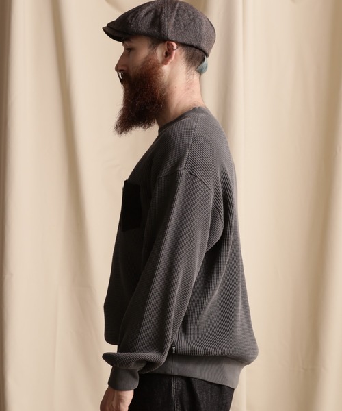 Schott 長袖シャツ XL ダークグレー Schott N.Y.C（ショット） 「schott」 長袖Tシャツ X-LARGE グレー系