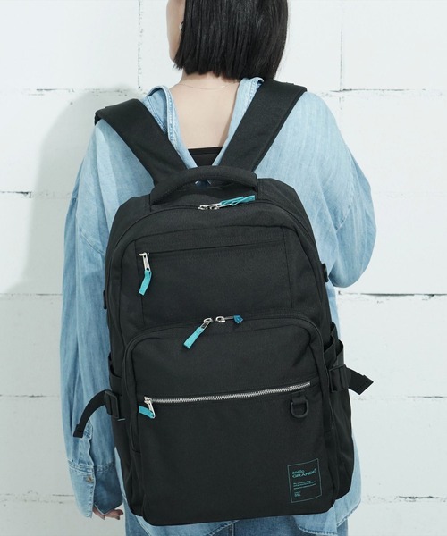 「anello GRANDE」 リュック ONE SIZE ブラック×ブラック レディース_画像8