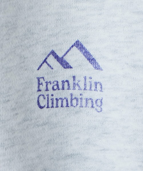 「Franklin Climbing」 スウェットカットソー MEDIUM ピンク メンズ_画像9