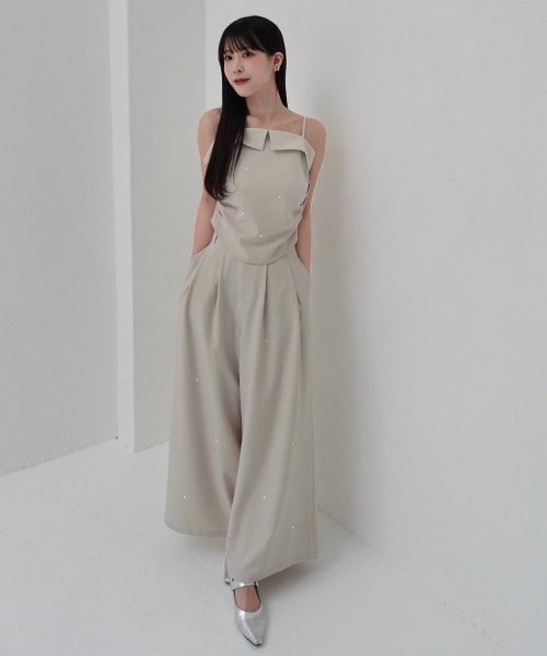 「mellowneon」 セットアップ MEDIUM ベージュ レディース_画像8