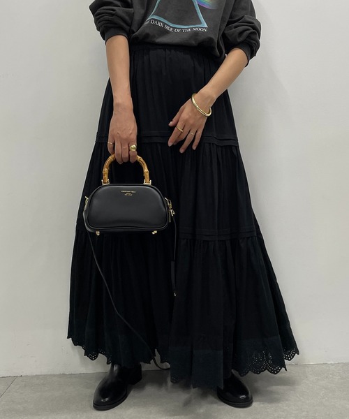 「LOUNGEDRESS」 ロングスカート FREE オフホワイト レディース_画像8