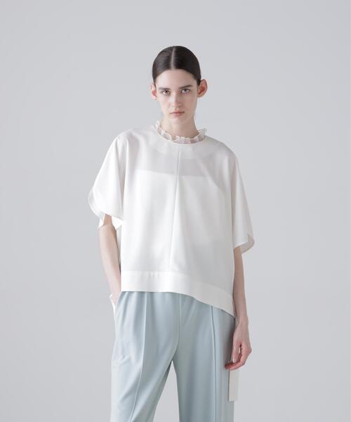 ADORE アドーア その他トップス ドライタッチジョーゼットブラウス 長袖 ADORE（アドーア） ブラウス シャツ ドライタッチジョーゼットブラウス