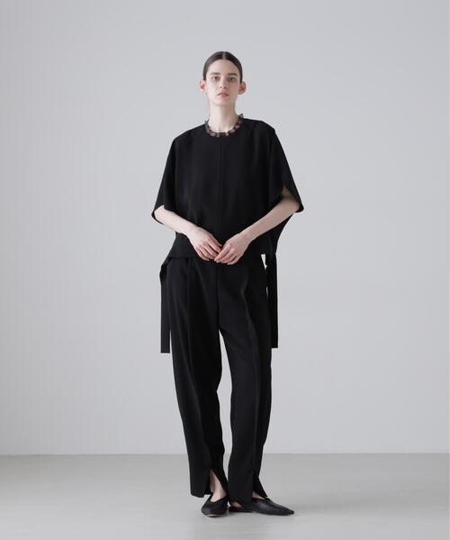 ADORE アドーア その他トップス ドライタッチジョーゼットブラウス 長袖 ADORE（アドーア） ブラウス シャツ ドライタッチジョーゼットブラウス