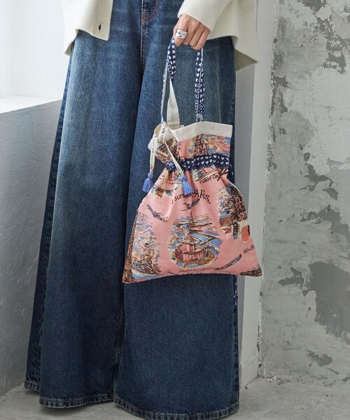 「BINDU」 トートバッグ ONE SIZE ピンク レディース_画像9