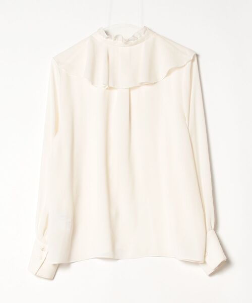 「JILL STUART」 長袖ブラウス MEDIUM ホワイト レディース_画像2