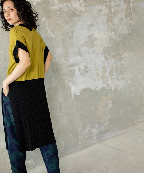 「OSMOSIS」 半袖ブラウス ONE SIZE ベージュ レディース_画像6