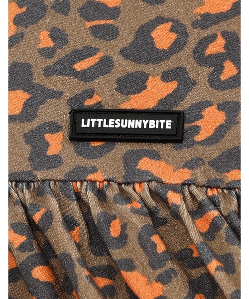 「Little sunny bite」 長袖ワンピース MEDIUM オレンジ レディース_画像7