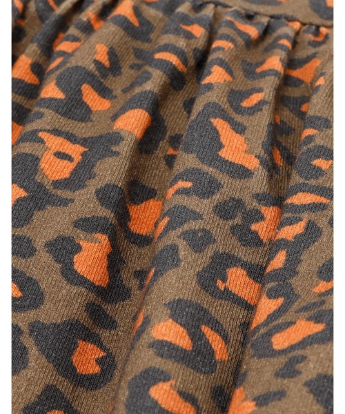 「Little sunny bite」 長袖ワンピース MEDIUM オレンジ レディース_画像10