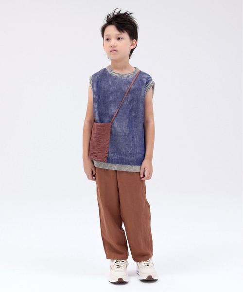「ARCH & LINE」 「KIDS」イージーパンツ L ライトベージュ キッズ_画像3