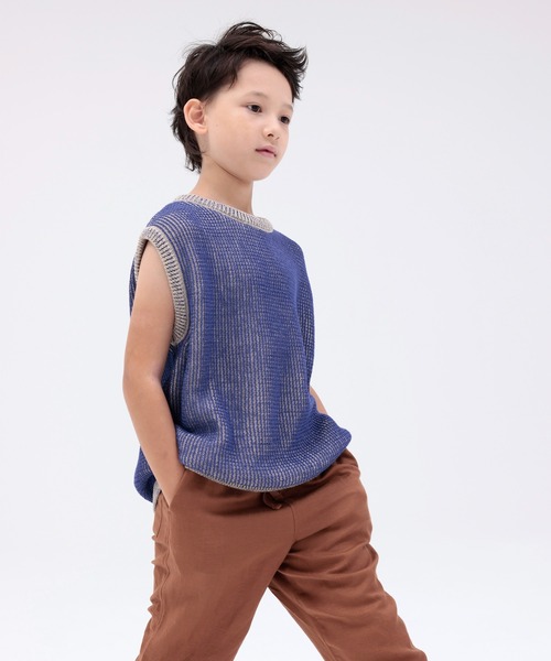 「ARCH & LINE」 「KIDS」イージーパンツ L ライトベージュ キッズ_画像4