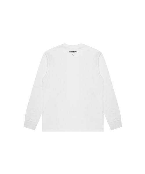 「AAPE BY A BATHING APE」 長袖Tシャツ X-LARGE ホワイト メンズ_画像3