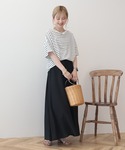 tシャツ 半袖 「UVカット・接触冷感」ボーダ...の詳細画像1