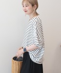 tシャツ 半袖 「UVカット・接触冷感」ボーダ...の詳細画像5