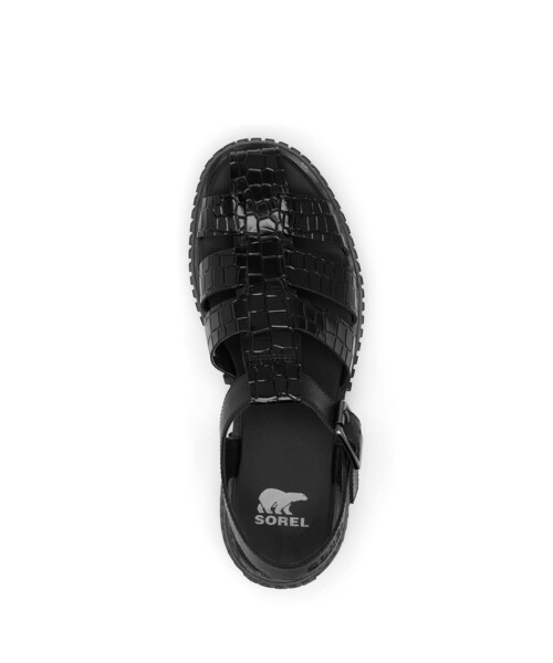 「SOREL」 フラットサンダル 24.0cm ブラック レディース_画像4