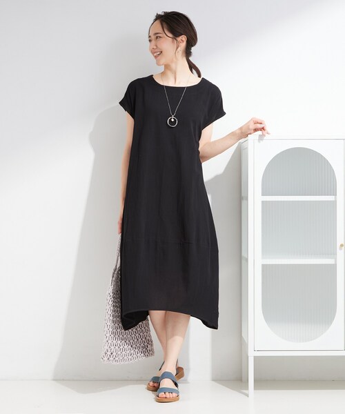 SHOO・LA・RUE（シューラルー） ワンピース 半袖 「S-LL/洗濯機可/体型
