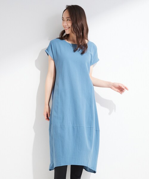 SHOO・LA・RUE（シューラルー） ワンピース 半袖 「S-LL/洗濯機可/体型
