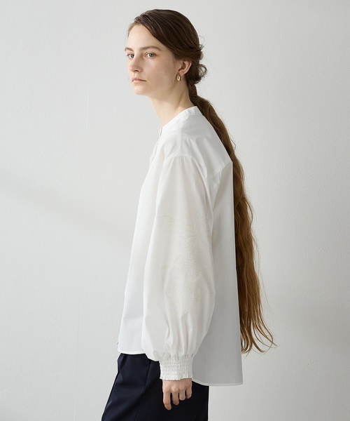 「LE SOUK HOLIDAY」 長袖ブラウス M ブラック レディース_画像4