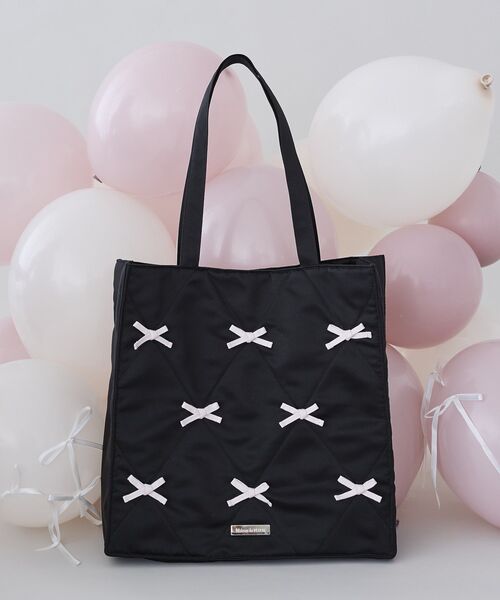 Maison de FLEUR（メゾンドフルール） トートバッグ リボンマニア