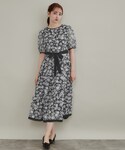 ワンピース 夏 半袖 「一枚で華やかに着映える...の詳細画像1