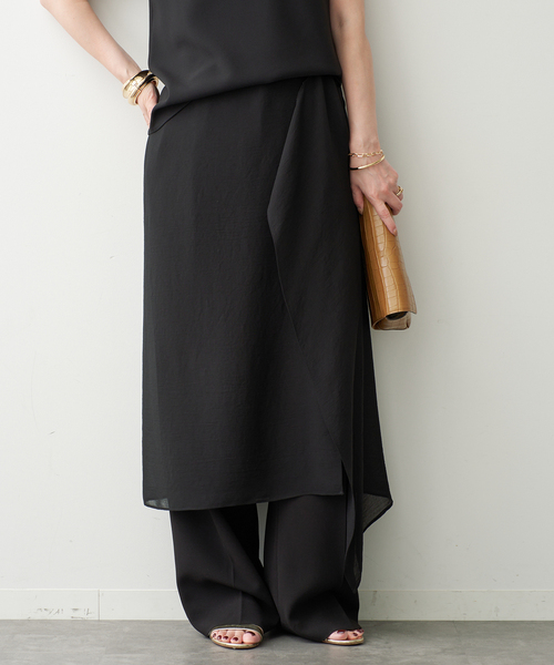 スカート トリアセシフォン WRAP SKIRT