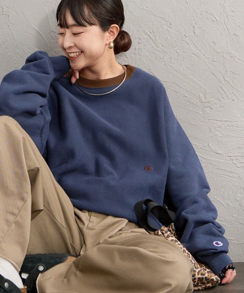 Champion（チャンピオン） トレーナー スウェット 裏起毛 別注 スリー