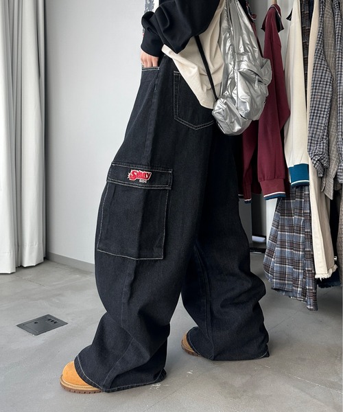 「sedacle」 デニムパンツ LARGE インディゴブルー メンズ_画像3