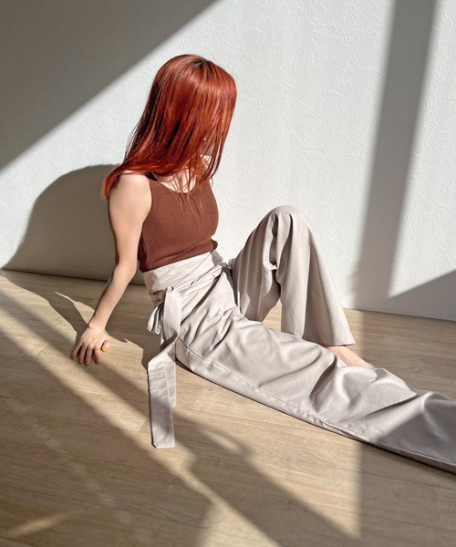 「ISOOK」 パンツ FREE ブラック レディース_画像5