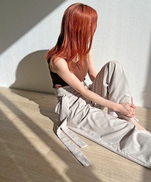「ISOOK」 パンツ FREE ブラック レディース_画像7