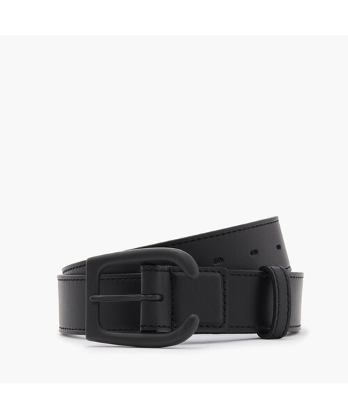 BRIEFING ブラックレザーベルト BRIEFING ベルト BUCKLE LEATHER BELT レディース メンズ